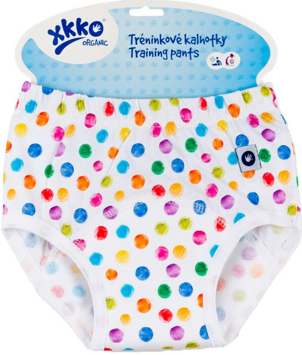 XKKO Tréningové nohavičky Organic Watercolor Polka Dots M