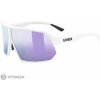 uvex Sportstyle 237 okuliare, white matt/mirror lavender uvex Sportstyle 237 okuliare, white matt/mirror lavender