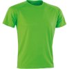 Spiro Tričko Aircool S287X sportovní krátký rukáv pánské COT-29287X12200 Zelená lime