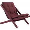 Karup Design deckchair BOOGIE - lehátko (skladacie) 65x88x75 cm bordeaux siesta red (lak) Karup Design deckchair BOOGIE - lehátko (skladacie) 65x88x75 cm bordeaux siesta red (lak)