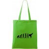 Karate Evolúcia - kop - Taška bavlnená - 42 x 38 cm ( Apple Green ) Karate Evolúcia - kop - Taška bavlnená - 42 x 38 cm ( Apple Green )