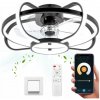 Lustro Stropný ventilátor Vetrák Moderná LED stropná lampa + Diaľkový Ovládač Lustro Stropný ventilátor Vetrák Moderná LED stropná lampa + Diaľkový Ovládač