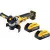 DeWALT DeWALT DCG405H2T aku uhlová brúska 125mm 2x5,0Ah aku Powerstack DeWALT DeWALT DCG405H2T aku uhlová brúska 125mm 2x5,0Ah aku Powerstack