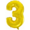 Balón fóliový číslica zlatá – gold 102 cm – 3 8435102305241 Balón fóliový číslica zlatá – gold 102 cm – 3 8435102305241