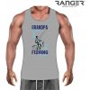 Pánske tielko RANGER® - motív Rybárčenie 11 XL Svetlošedá Pánske tielko RANGER® - motív Rybárčenie 11 XL Svetlošedá