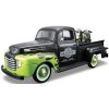 Maisto - Harley-Davidson Custom, 1948 Ford F-1 Pickup + 1948 FL Panhead, 1:24 Maisto - Harley-Davidson Custom, 1948 Ford F-1 Pickup + 1948 FL Panhead, 1:24