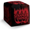 Sablio Taburet Cube Stranger Things Red: 40x40x40 cm Sablio Taburet Cube Stranger Things Red: 40x40x40 cm
