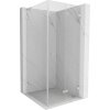 MEXEN/S - Lunar-F L sprchový kút skladacie dvere pravá 90 x 90, transparent, nikel kartáčovaný 836L-090-090-97-00-P MEXEN/S - Lunar-F L sprchový kút skladacie dvere pravá 90 x 90, transparent, nikel kartáčovaný 836L-090-090-97-00-P