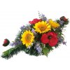 Smútočný aranžmán betonka exclusive umelé slnečnice, vlčí mak, levanduľa & doplnky 60cm x 30cm x 23cm Smútočný aranžmán betonka exclusive umelé slnečnice, vlčí mak, levanduľa & doplnky 60cm x 30cm x 23cm