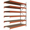 Majster Regál Kovový regál LONGSPAN 250x150x60-6-DTD, Pozinkované/Oranžová Majster Regál Kovový regál LONGSPAN 250x150x60-6-DTD, Pozinkované/Oranžová