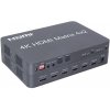 Switch PremiumCord HDMI matrix switch 4: 2 s audiom, 4Kx2K a FULL HD 1080p (KHSWIT42E) Switch PremiumCord HDMI matrix switch 4: 2 s audiom, 4Kx2K a FULL HD 1080p (KHSWIT42E)