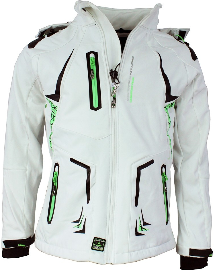 Canadian Peak bunda pánska TOURMALINE softshell TURBO DRY 8000 biela