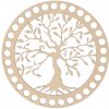 ČistéDrevo Drevené veko na košík - strom života Zvoľte variant: 40 cm ČistéDrevo Drevené veko na košík - strom života Zvoľte variant: 40 cm