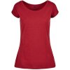 Build Your Brand Dámske tričko so širokým výstrihom BB013 Burgundy