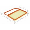 BOSCH Vzduchový filter F 026 400 285 - BOSCH Vzduchový filter F 026 400 285 -