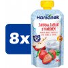 Hamánek Jahoda a jablko s tvarohom - 8 x 100 g Hamánek Jahoda a jablko s tvarohom - 8 x 100 g