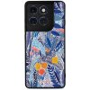 Mobiwear Glossy lesklý pro Motorola Edge 60 Pro Modrá květena