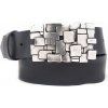 Čierny dámsky kožený opasok GPD92