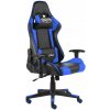 SHUMEE Otočná herní židle modrá PVC 20490 SHUMEE Otočná herní židle modrá PVC 20490