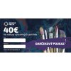 Darčekový poukaz v hodnote 40 € Verze: Tlačený poukaz Darčekový poukaz v hodnote 40 € Verze: Tlačený poukaz