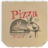 Pizza krabica KUCHÁR 50 x 50 x 4,5 cm hnedá, 50 ks Pizza krabica KUCHÁR 50 x 50 x 4,5 cm hnedá, 50 ks