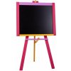 Tabuľa stojanová ružová sololit drevená 100x56cm Tabuľa stojanová ružová sololit drevená 100x56cm
