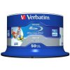 Verbatim BD-R SL, Hard Coat protective layer Wide Inkjet Printable, 25GB, Spindle, 43812, 6x, 50-pack, pre archiváciu dát Verbatim BD-R SL, Hard Coat protective layer Wide Inkjet Printable, 25GB, Spindle, 43812, 6x, 50-pack, pre archiváciu dát