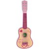 Bontempi Klasická drevená gitara 55 cm v dievčenskej ružovej farbe 225572 Bontempi Klasická drevená gitara 55 cm v dievčenskej ružovej farbe 225572