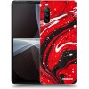 Picasee silikónový čierny obal pre Sony Xperia 10 III - Red black Picasee silikónový čierny obal pre Sony Xperia 10 III - Red black