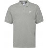 Pánske tričko polo Nike, CLUB Sivá,Biela M Pánske tričko polo Nike, CLUB Sivá,Biela M