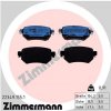 ZIMMERMANN Sada brzdových platničiek kotúčovej brzdy 22349.155.1 ZIMMERMANN Sada brzdových platničiek kotúčovej brzdy 22349.155.1