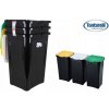 Tontarelli 8104122AX5 Kôš na triedený odpad 3 x 45 l Tontarelli 8104122AX5 Kôš na triedený odpad 3 x 45 l