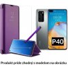 Otváracie Púzdro Luxria Clear View pre Huawei - Fialové pre Huawei: P40 Otváracie Púzdro Luxria Clear View pre Huawei - Fialové pre Huawei: P40