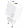 NABÍJAČKA USB / USB-C SIEŤOVÁ PRE TELEFÓN PD 35W - BIELA NABÍJAČKA USB / USB-C SIEŤOVÁ PRE TELEFÓN PD 35W - BIELA