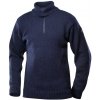 Devold Nansen Wool Zip Neck Dark Blue Melange