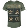 NNM Led Zeppelin Gold Symbols & Black Squares čierna