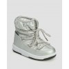 Moon Boot JR Girl Low Nylon WP Dievčenské snehule strieborná