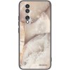 Picasee silikónový čierny obal pre Honor 70 - Cream marble Picasee silikónový čierny obal pre Honor 70 - Cream marble