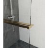 Erga Paris, polička/držiak na uteráky pre sprchovú zástenu (max. 140cm), zlatá matná, ERG-V02-PARIS-SHELF-GB Erga Paris, polička/držiak na uteráky pre sprchovú zástenu (max. 140cm), zlatá matná, ERG-V02-PARIS-SHELF-GB