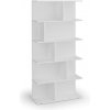 Knižnica CASCADE, 1766 x 800 x 300 mm, biela Knižnica CASCADE, 1766 x 800 x 300 mm, biela