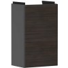 Hansgrohe Xevolos E Umývadlová skrinka 58x34x25 cm, 1 dvierka, pánty vľavo, matná sivá/tmavý dub 54168730-HG Hansgrohe Xevolos E Umývadlová skrinka 58x34x25 cm, 1 dvierka, pánty vľavo, matná sivá/tmavý dub 54168730-HG