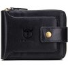 Bullcaptain elegantná kožená peňaženka Phocas Čierna BULLCAPTAIN QB231s2