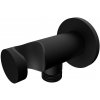 AQUARISTO STYLE Prípojka pre sprchové hadice GLOBO MATT BLACK + držiak sprchy, čierna AQUARISTO STYLE Prípojka pre sprchové hadice GLOBO MATT BLACK + držiak sprchy, čierna
