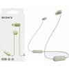 Sony WI-C100 Bluetooth Wireless In-Ear Headphones, BT 5.0, Remote Control, Beige EU Sony WI-C100 Bluetooth Wireless In-Ear Headphones, BT 5.0, Remote Control, Beige EU