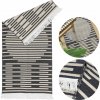 TKANÝ KOBEREC s strapcami Kilim 60x120 ČIERNY obojstranný PRÍJEMNÝ na DOTYK BOHO TKANÝ KOBEREC s strapcami Kilim 60x120 ČIERNY obojstranný PRÍJEMNÝ na DOTYK BOHO
