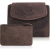 PAOLO PERUZZI Darčeková sada - Dámska kožená peňaženka a puzdro na kľúče | hnedá ZUP-40-BR PAOLO PERUZZI Darčeková sada - Dámska kožená peňaženka a puzdro na kľúče | hnedá ZUP-40-BR