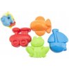 Teddies Formičky Bábovky na piesok 4ks plast 10cm Teddies Formičky Bábovky na piesok 4ks plast 10cm