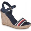 Tommy Hilfiger Sandále CORPORATE WEDGE Námornícka modrá Tommy Hilfiger Sandále CORPORATE WEDGE Námornícka modrá