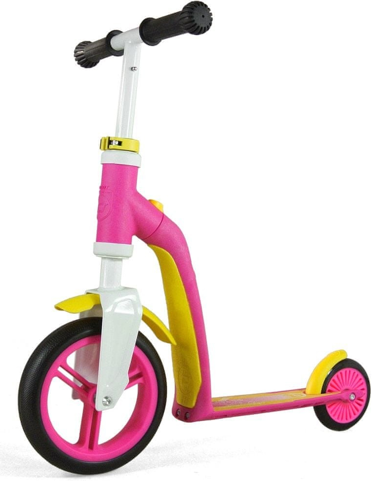 Scoot & Ride Highwaybaby 2v1 ružovo-žlté