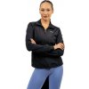 Nebbia Mikina na zips s odleskom SLEEK 481 - XS - černá Nebbia Mikina na zips s odleskom SLEEK 481 - XS - černá